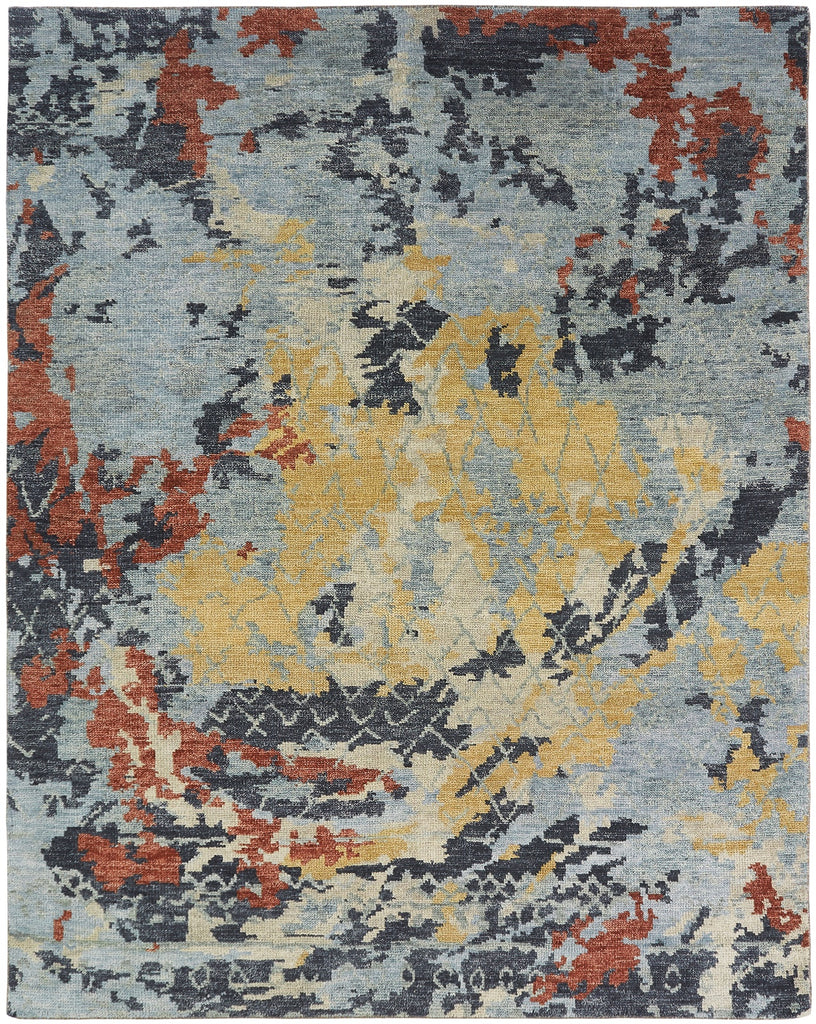 Rugs Done Right Lakeville IN52 Blue Tones / Multi Rug
