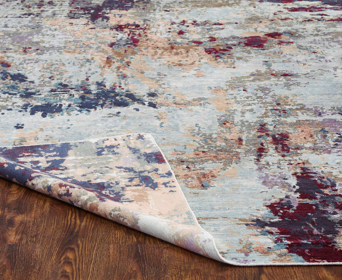 Rugs Done Right Jules NN80 Blue Tones Merlot Rug