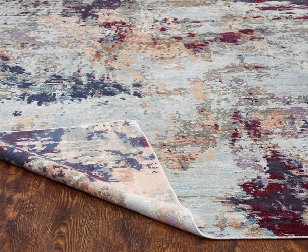 Rugs Done Right Jules NN80 Blue Tones Merlot Rug