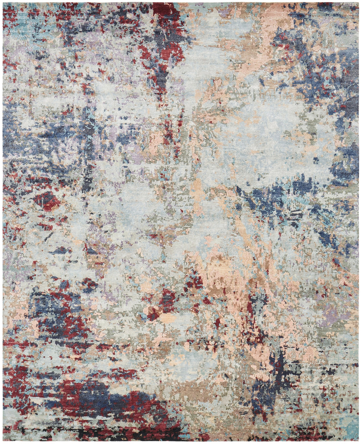 Rugs Done Right Jules NN80 Blue Tones Merlot Rug