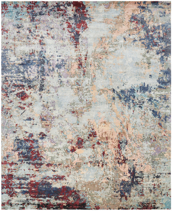 Rugs Done Right Jules NN80 Blue Tones Merlot Rug