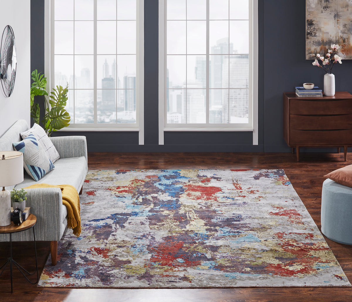 Rugs Done Right Jules NN81 Abstract Multi Rug