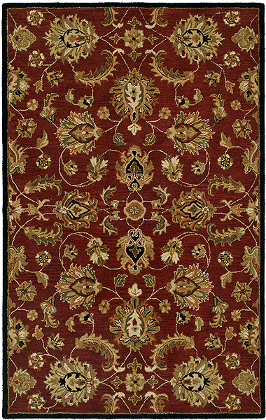 HRI Pars Kashan K2688 Burgundy Rug