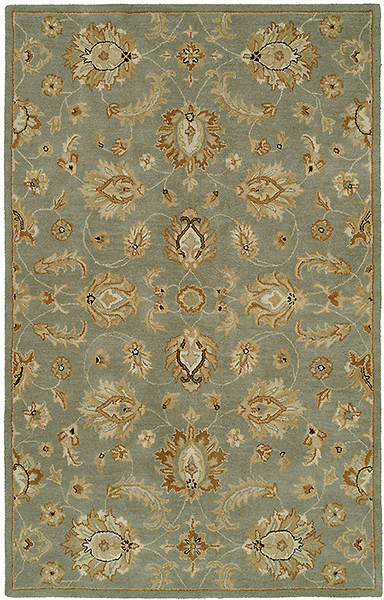 HRI Pars Kashan K2699 Light Blue Rug