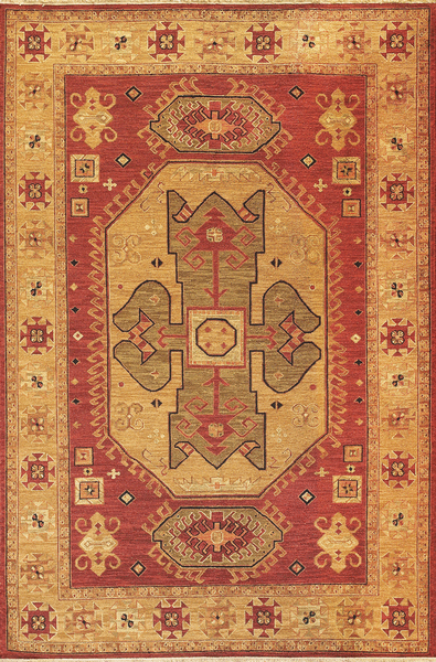 Tibet Rug Company Kazak KAZAK8 Red Rug