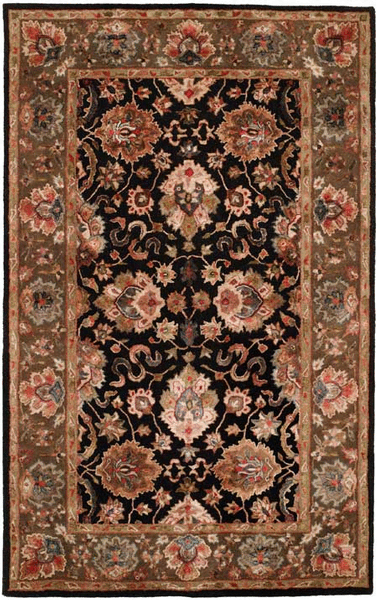 HRI Romance KC284 Black Rug