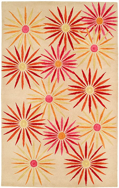 HRI Star KCN5B Cream Rug