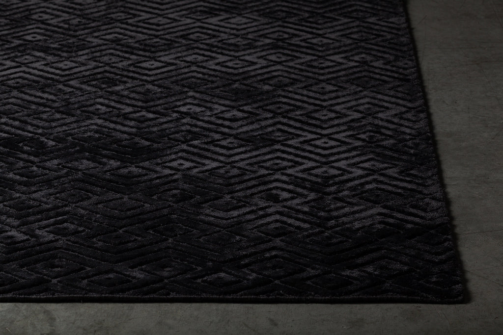 chandra keira kei 50100 black rug