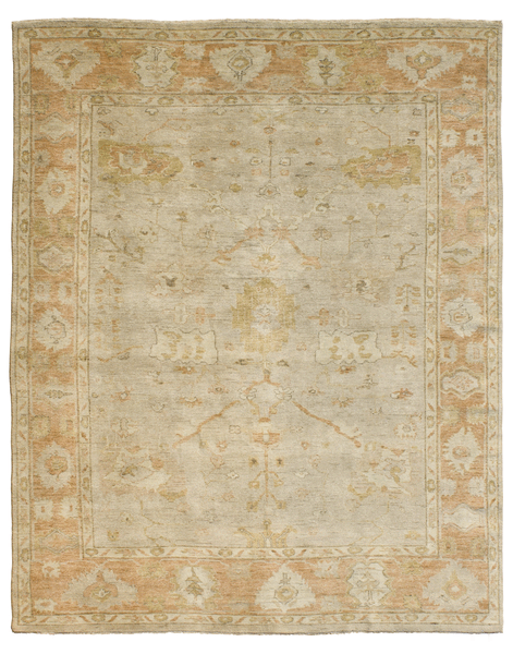 Rugs Done Right Kittering KG27 Slate / Salmon Rug