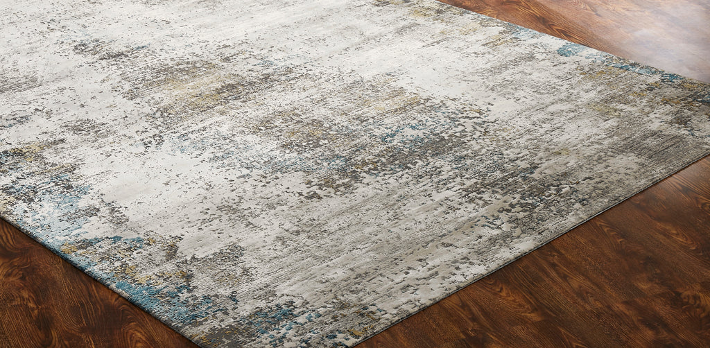 Rugs Done Right Kingston KY41 Pearl Grey / Multi Rug