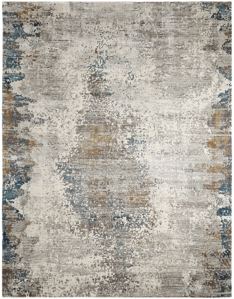 Rugs Done Right Kingston KY41 Pearl Grey / Multi Rug
