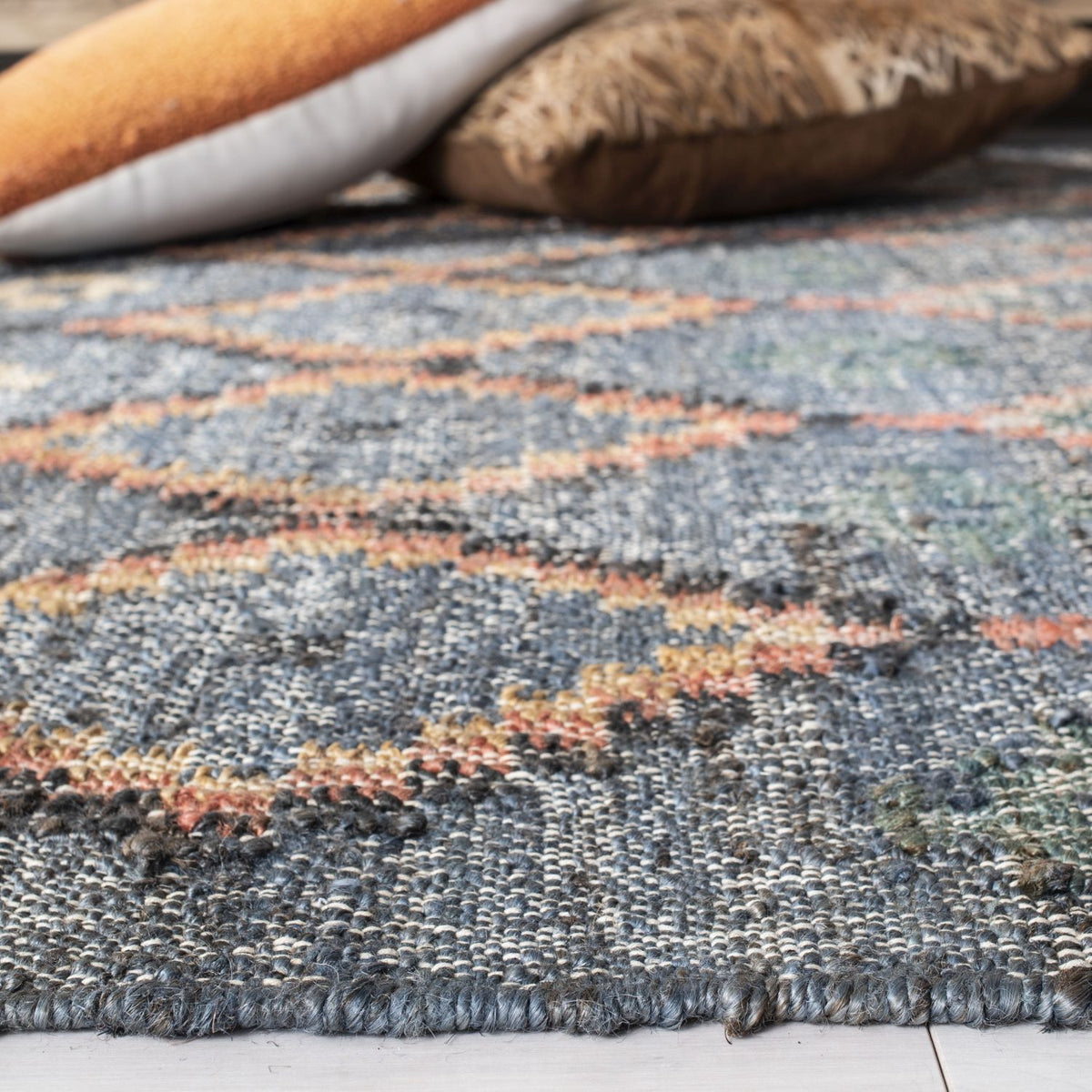 safavieh clearance kilim klm753f charcoal gold rug