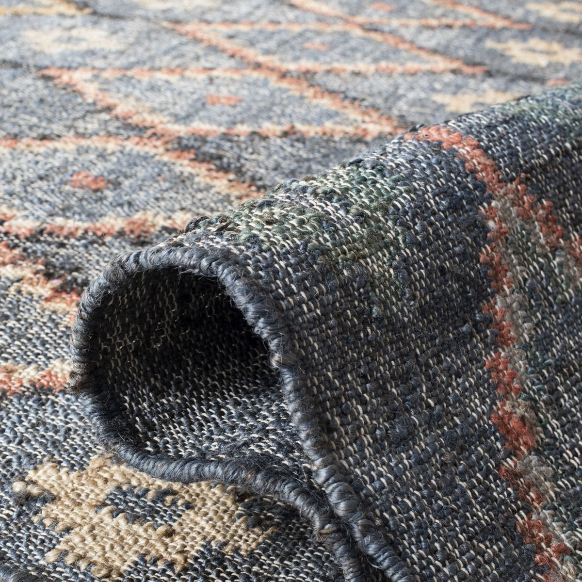 safavieh clearance kilim klm753f charcoal gold rug
