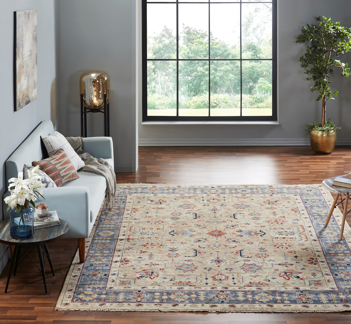 Rugs Done Right King KN90 Oatmeal Denim Rug