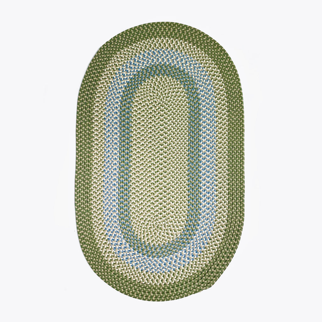 colonial mills kingston braid kn19 green rug