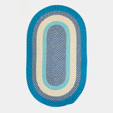 colonial mills kingston braid kn99 aqua rug