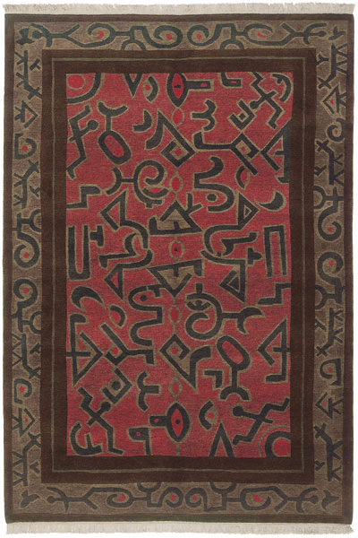 Tibet Rug Company 60 CT Kiva Red Rug