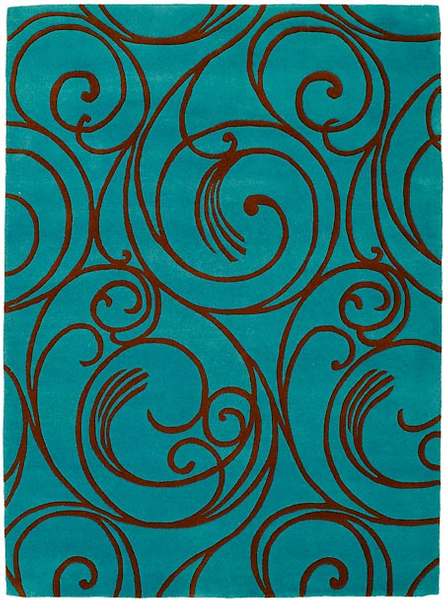 HRI Milano L86 Blue Rug