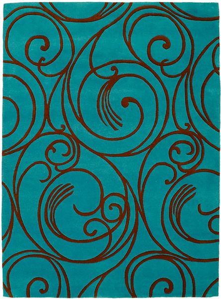 HRI Milano L86 Blue Rug