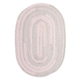 colonial mills bella nursery la01 pink grey rug