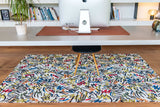 Louis De Poortere Gallery 9144 Street Graph Rug