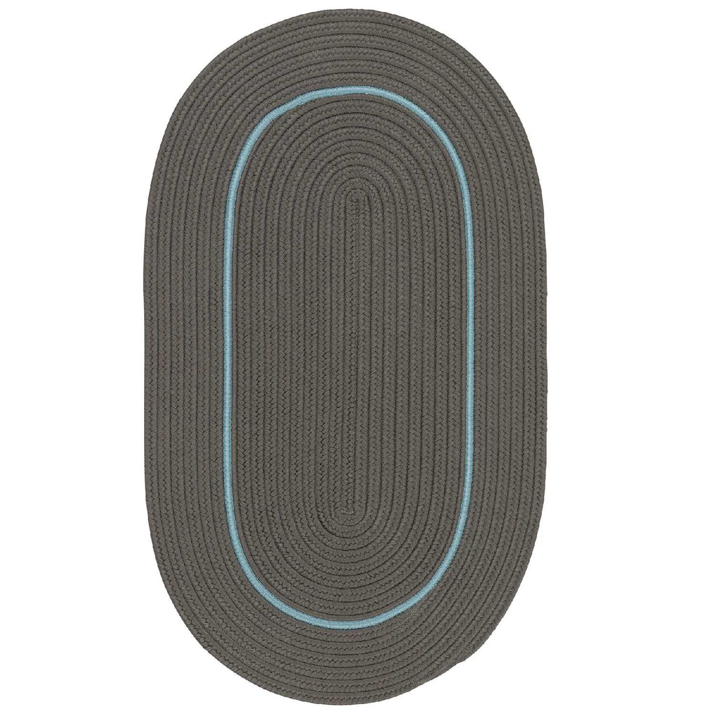 colonial mills lifestyle accent border lf26 grey lites rug