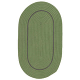 colonial mills lifestyle accent border lf46 moss green rug
