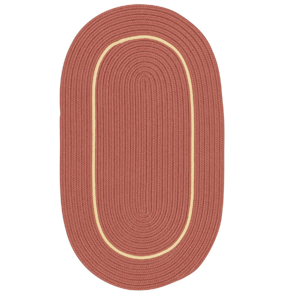 Colonial Mills Lifestyle Accent Border LF56 Barn Red Rug