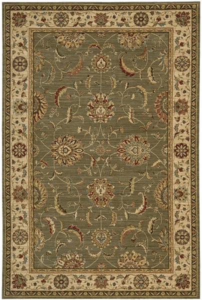 Nourison Clearance Living Treasures LI04 Green Rug