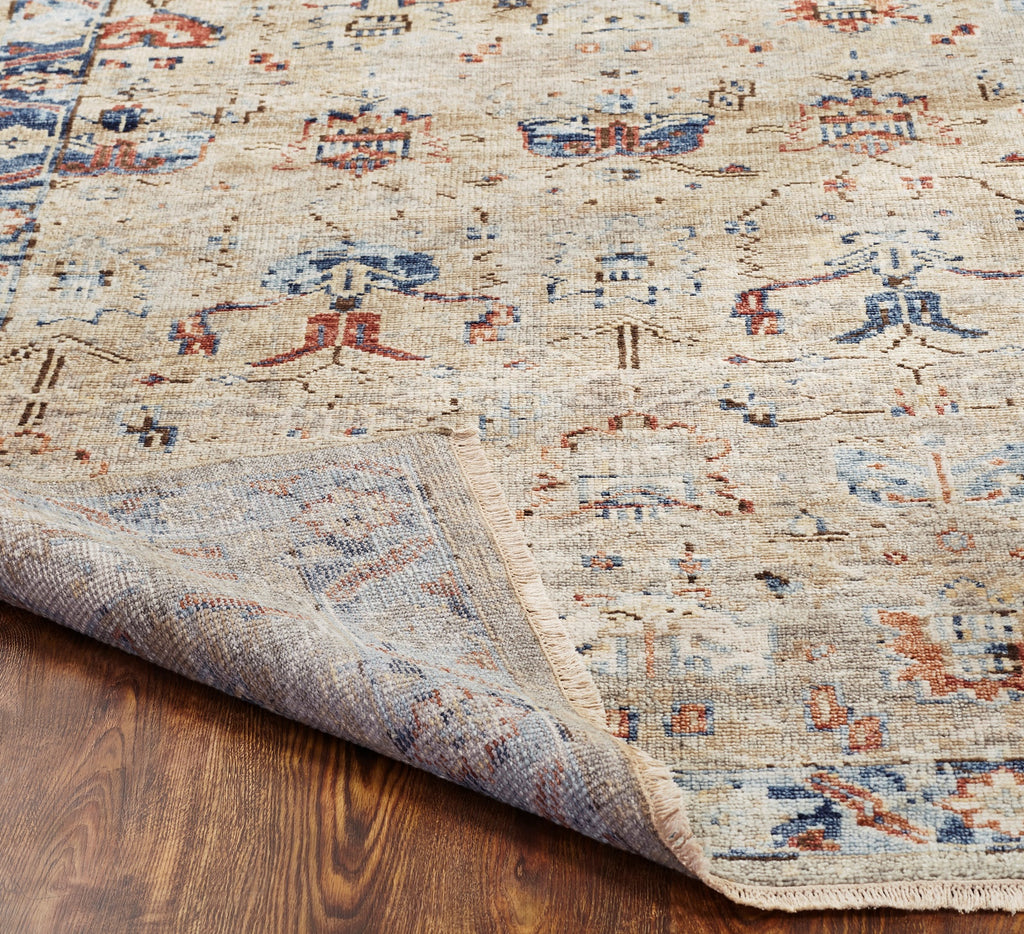 Rugs Done Right Lennox LX55 Vintage Tan/Blues Rug