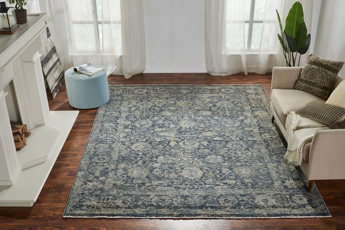 rugs done right lynn ly08 vintage blues rug