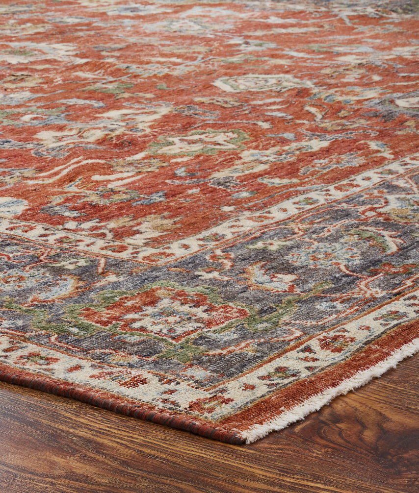 rugs done right lynn ly16 brick red rug
