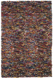 Safavieh Clearance Leather Shag LSG511M Multi Rug