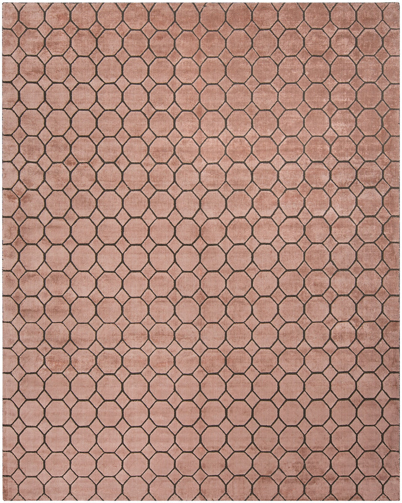 HRI Latitude LA-3151 Pink Rug