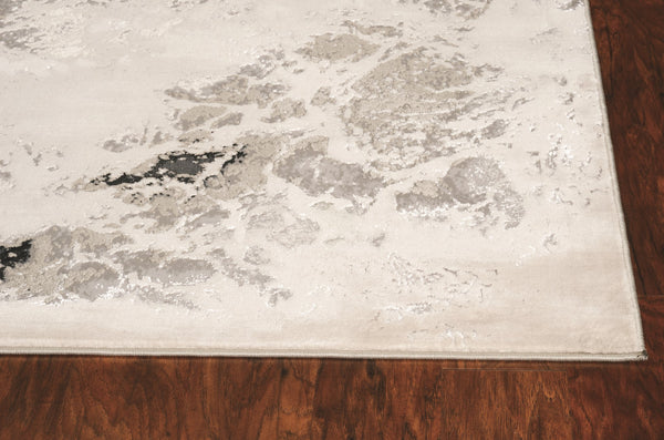 kas oriental luna 7120 silver rug