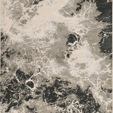 kas oriental luna 7120 silver rug