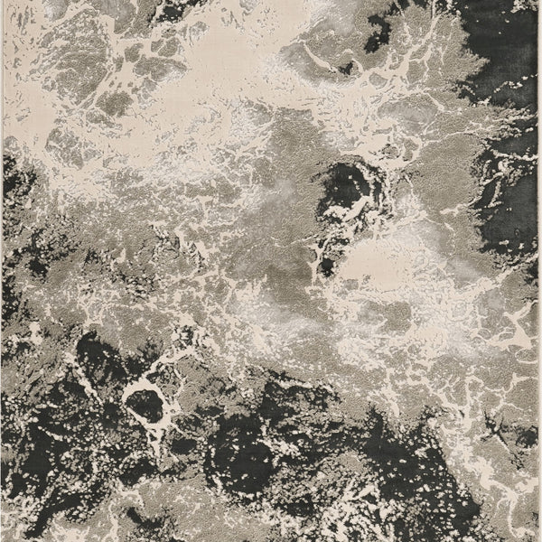 kas oriental luna 7120 silver rug
