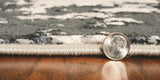 kas oriental luna 7121 silver charcoal rug
