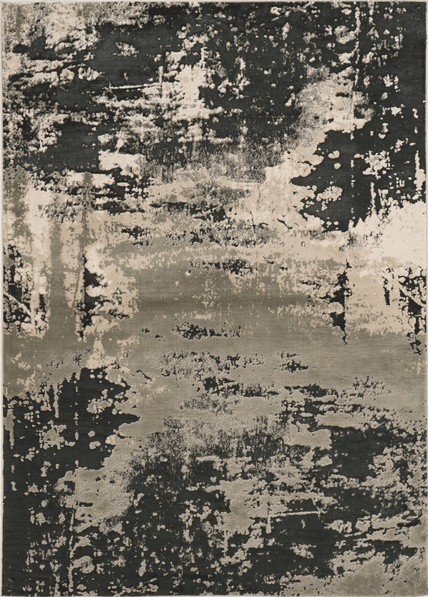kas oriental luna 7121 silver charcoal rug