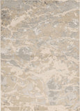 kas oriental luna 7123 sand grey rug