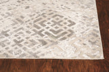kas oriental luna 7124 sand silver rug
