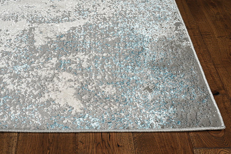 kas oriental luna 7131 silver rug
