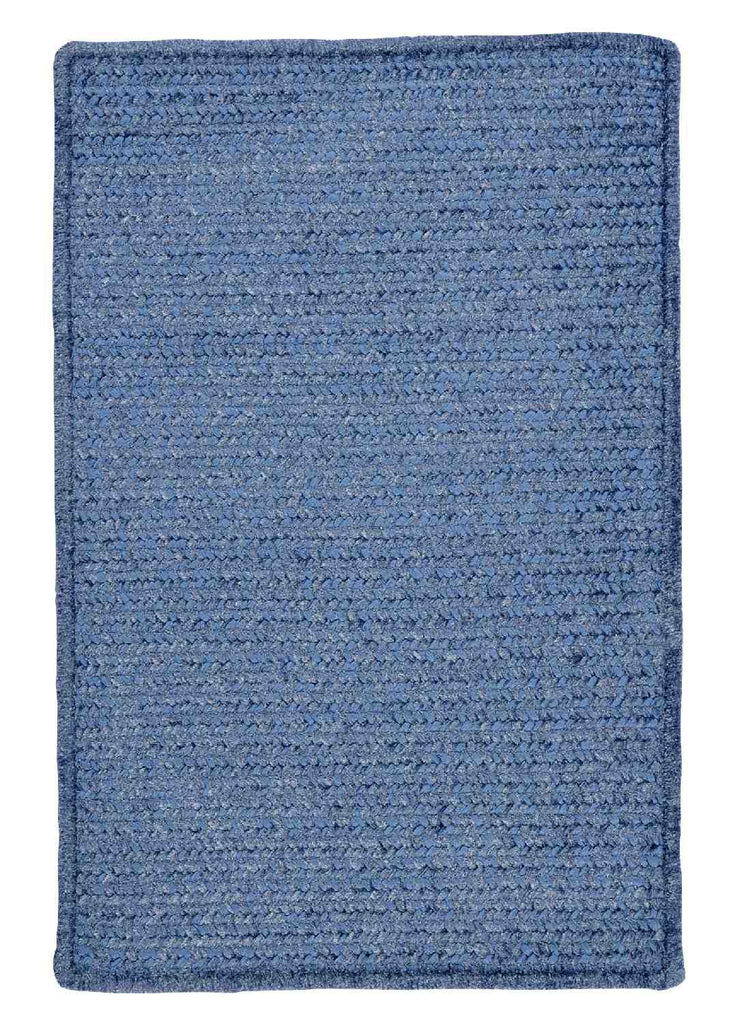 colonial mills simple chenille m501 petal blue rug