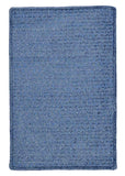 colonial mills simple chenille m501 petal blue rug