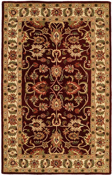 HRI Madison MA01 Burgundy Rug
