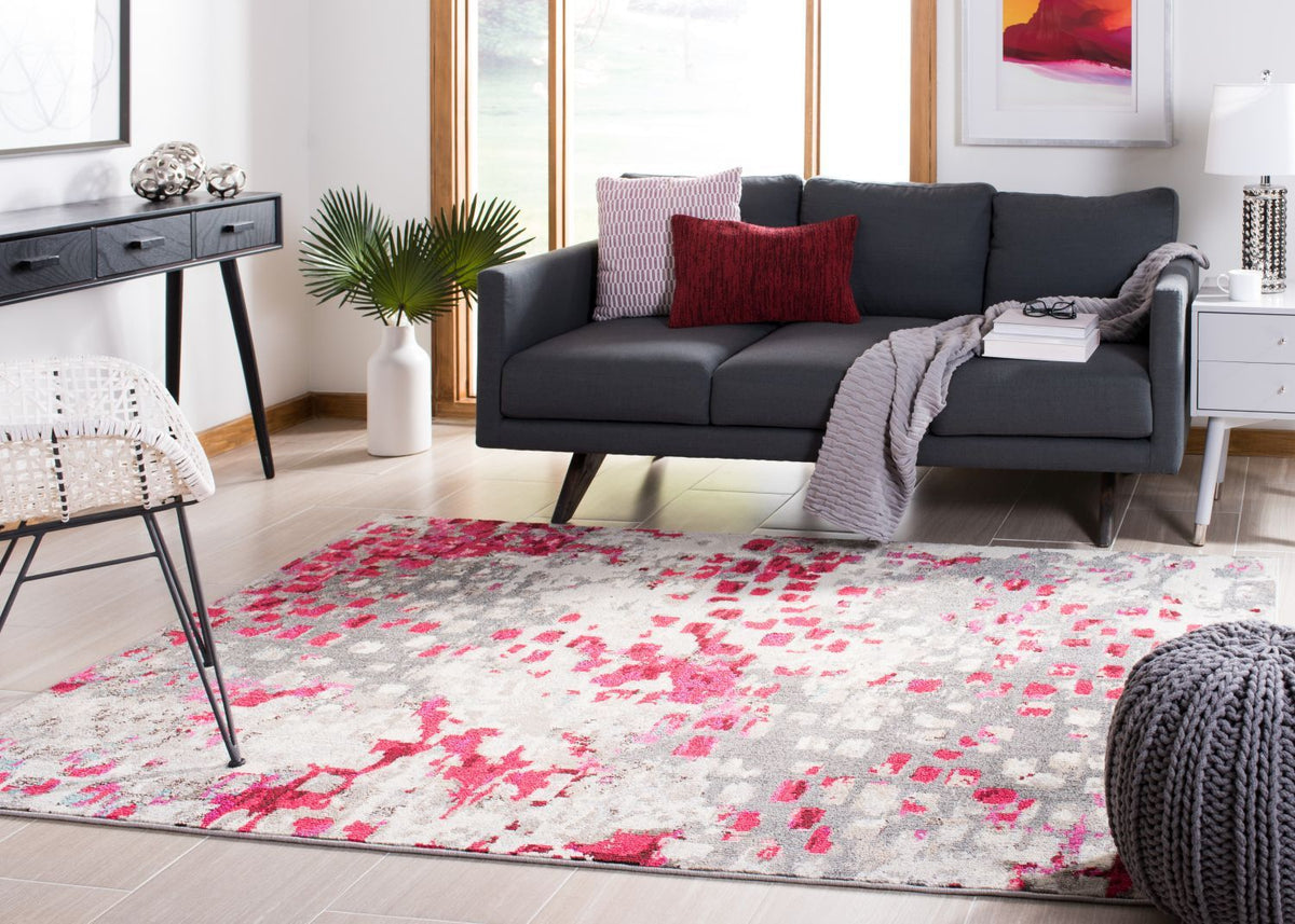 safavieh clearance madison 400 mad425r grey red rug