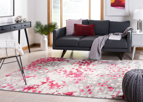 safavieh clearance madison 400 mad425r grey red rug