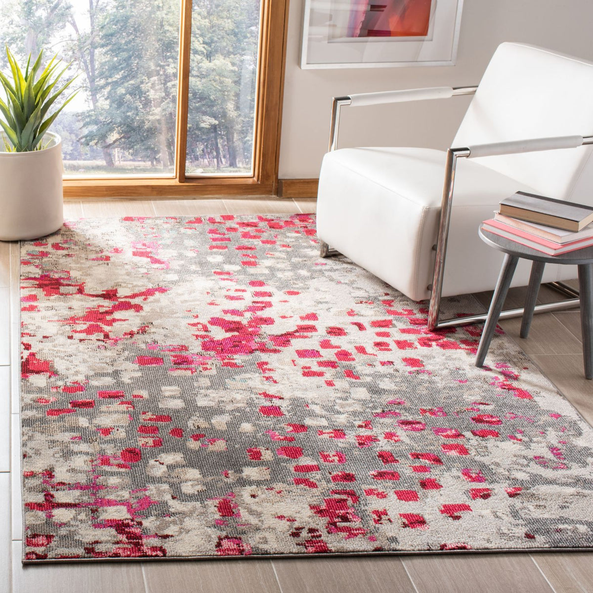 safavieh clearance madison 400 mad425r grey red rug
