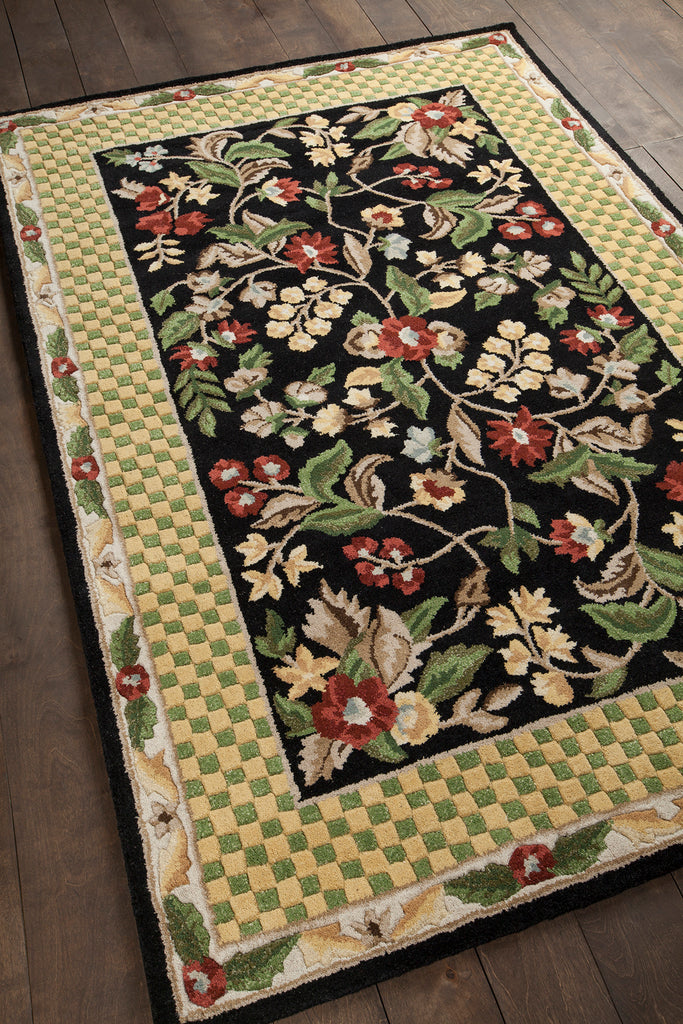 chandra metro met 532 black rug