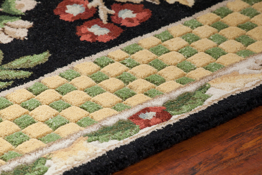 chandra metro met 532 black rug